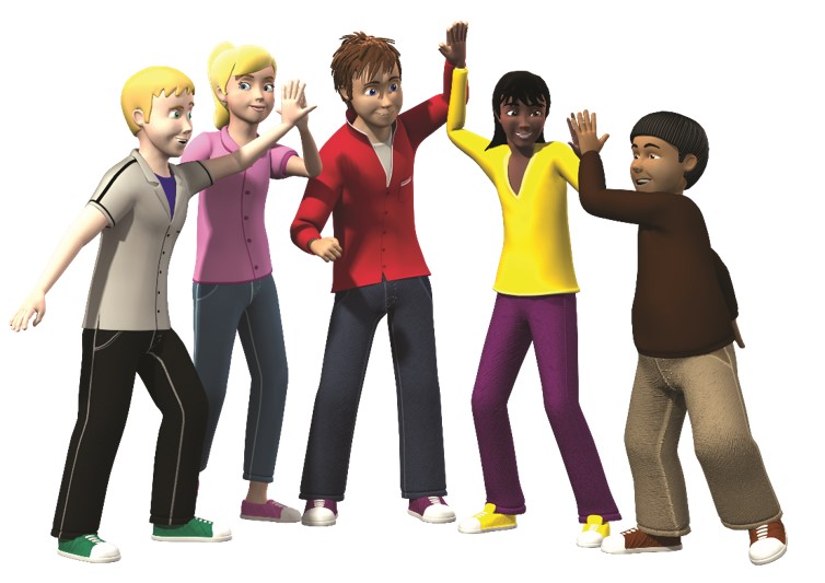SAS High Five Secret Agent Society team high fiving
